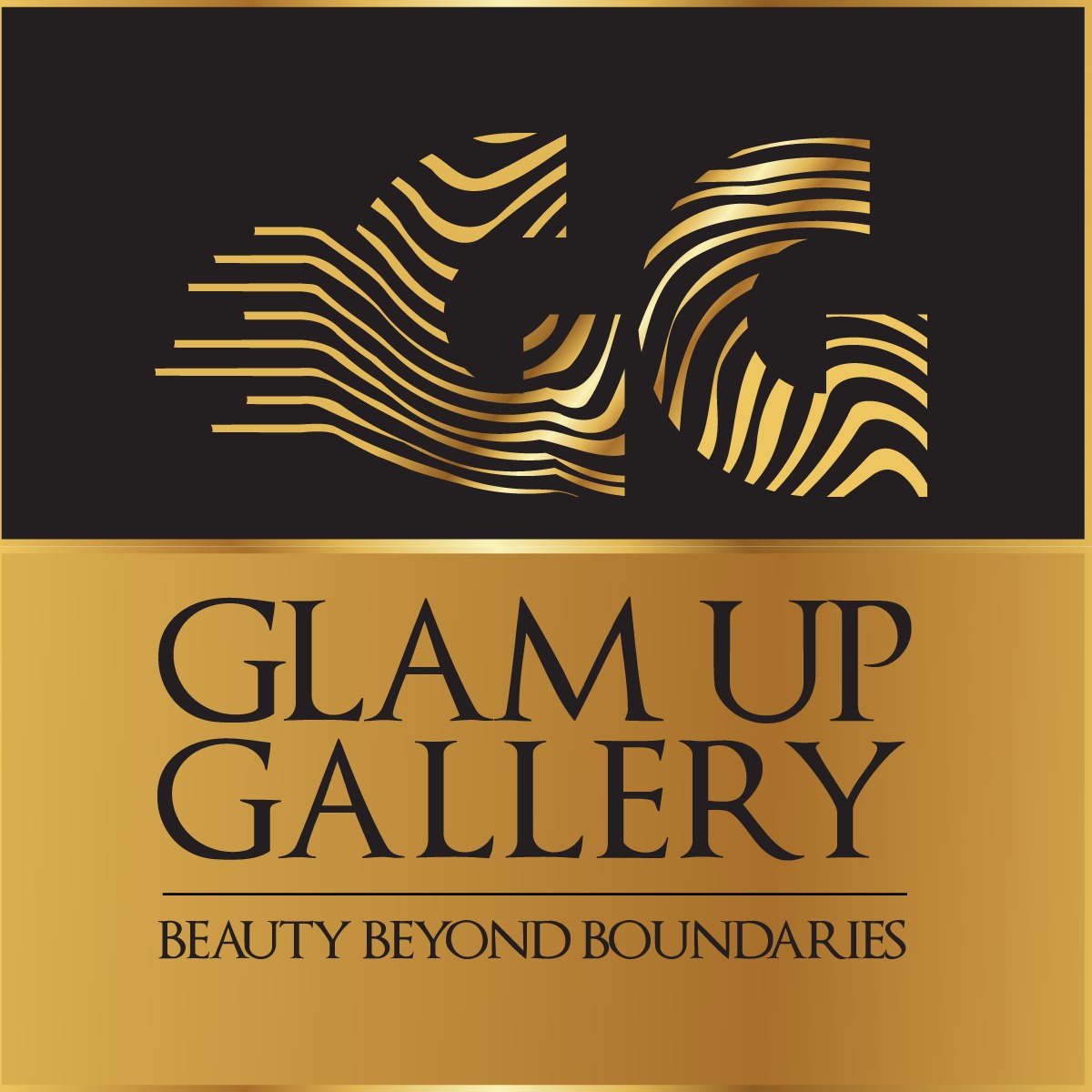 Logo, GG logo, GlamUp Gallery, Manjari Content