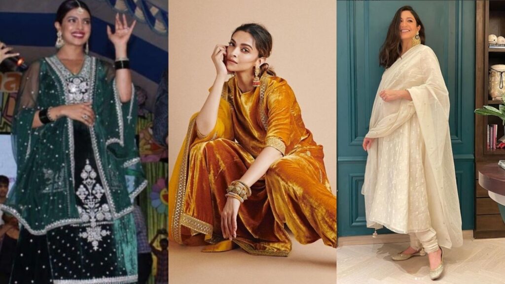 Outfit Ideas from bollywood Stars, Priyanka chopda, Deepika padukone, anushka sharmma,