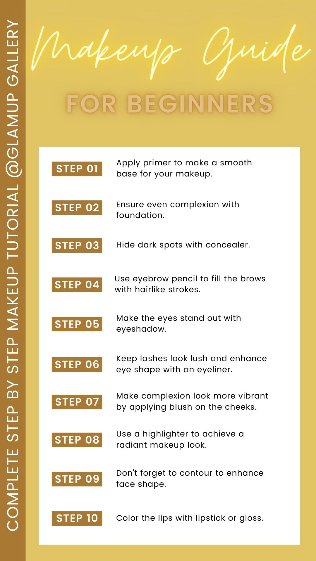 How To Apply Makeup - A Step By Step Guide