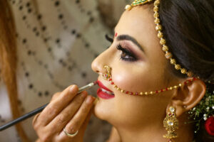 Lip makeup for bride, lip makeup