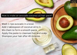 Avocado-Coconut Oil Hair Pack