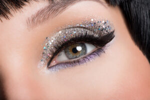 Glittery Eye Makeup Look