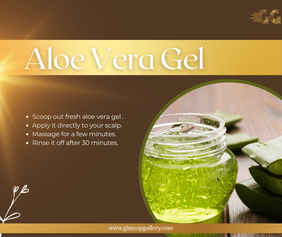 Aloe vera gel, DIY dandruff treatment,